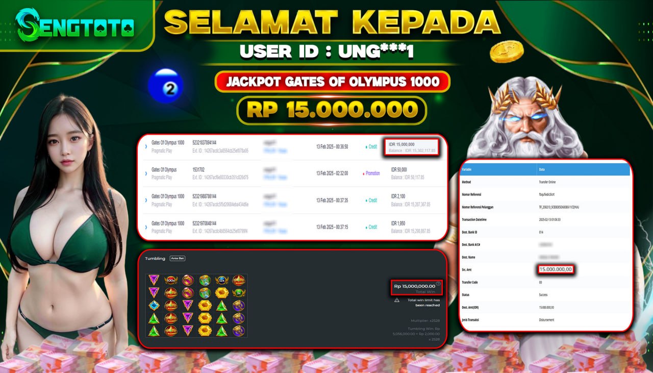 BUKTI PEMBAYARAN SLOT GATES OF OLYMPUS 1000