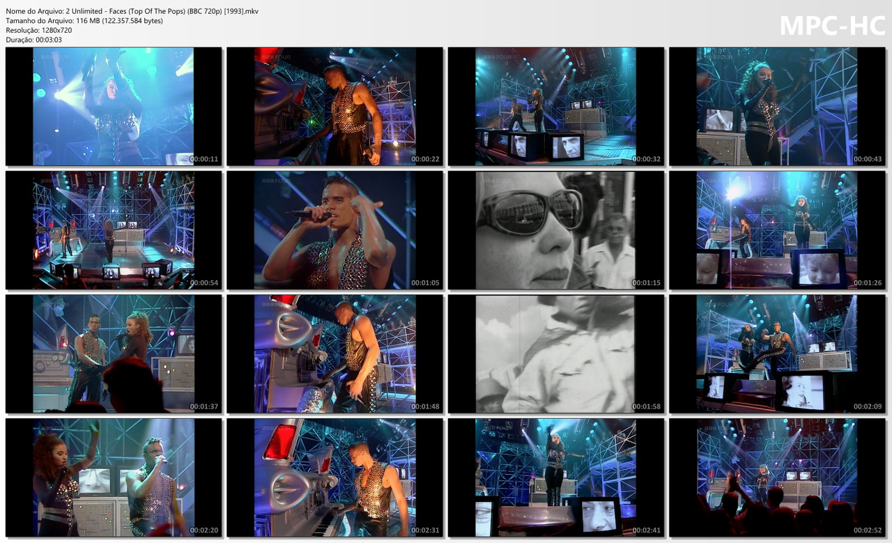 2 Unlimited - Faces (Top Of The Pops) (BBC HD 720p) [02.09.1993]