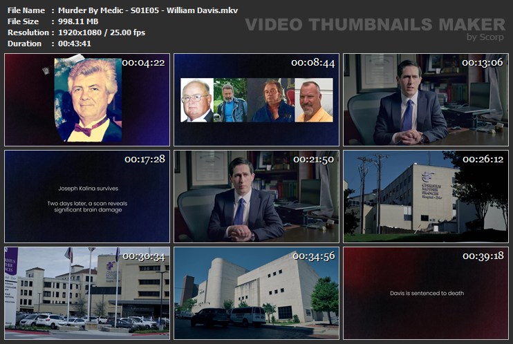 Murder By Medic - S01E05 - William Davis.mkv