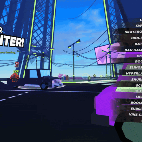 Boombox's Menu Animation