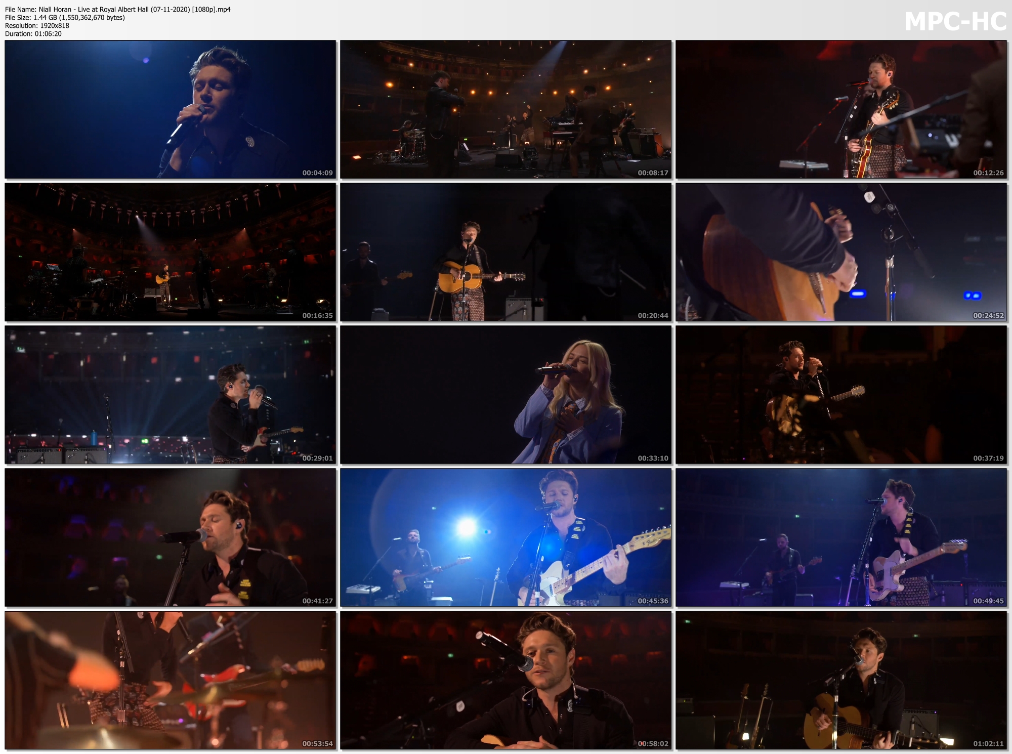 Web Rip Niall Horan Live At The Royal Albert Hall 7 Nov 1080p Sharemania Us