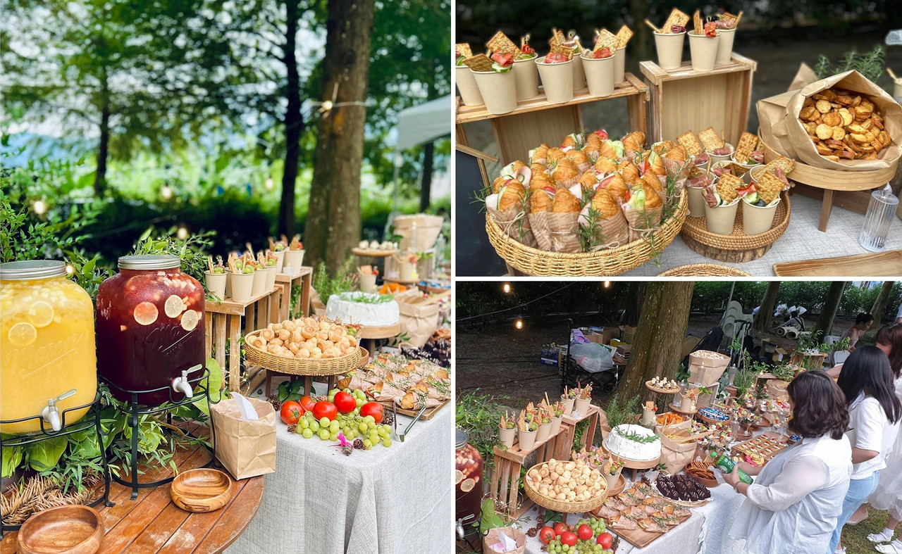 Pareja se vuelve viral por armar su banquete de bodas en Costco