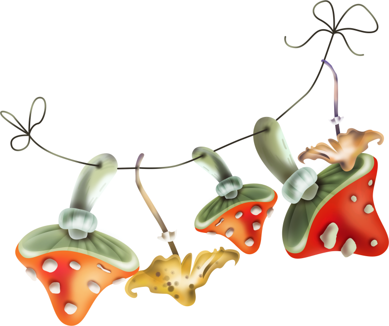 Pumpkinfairykitpudnmushrooms