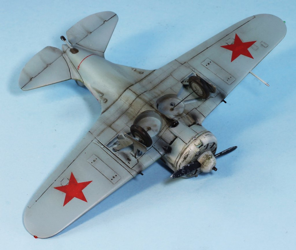 1/72 Soviet Polikarpov I-16 Type 24 RATA Fighter – ICM Kit 72071 (Bagged, No Box)