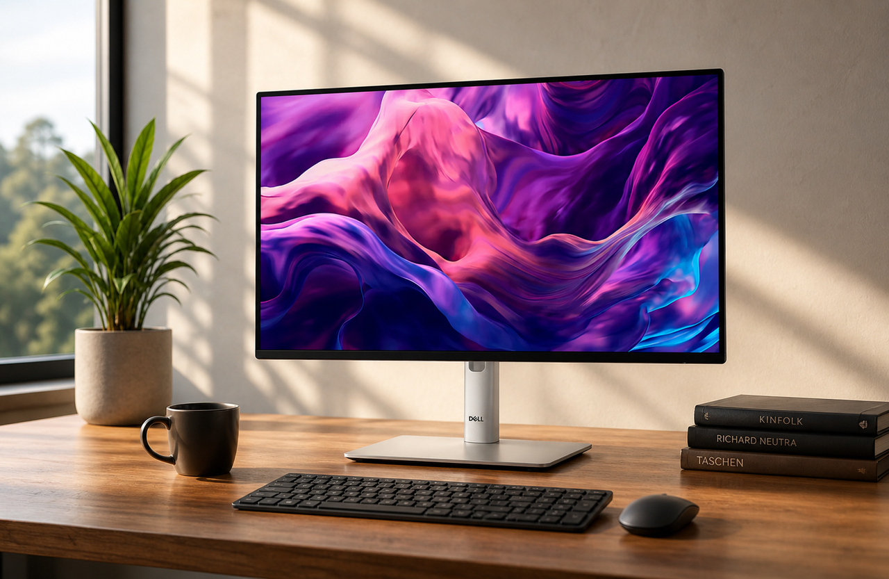 Software Dell Display Manager organizando janelas na tela