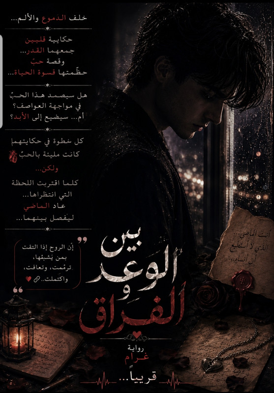 غلاف بين الوعد والفراق