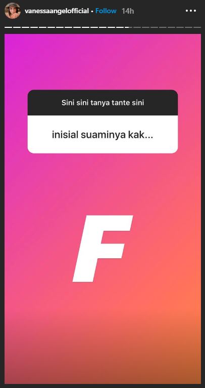Inisial nama suami Vanessa Angel