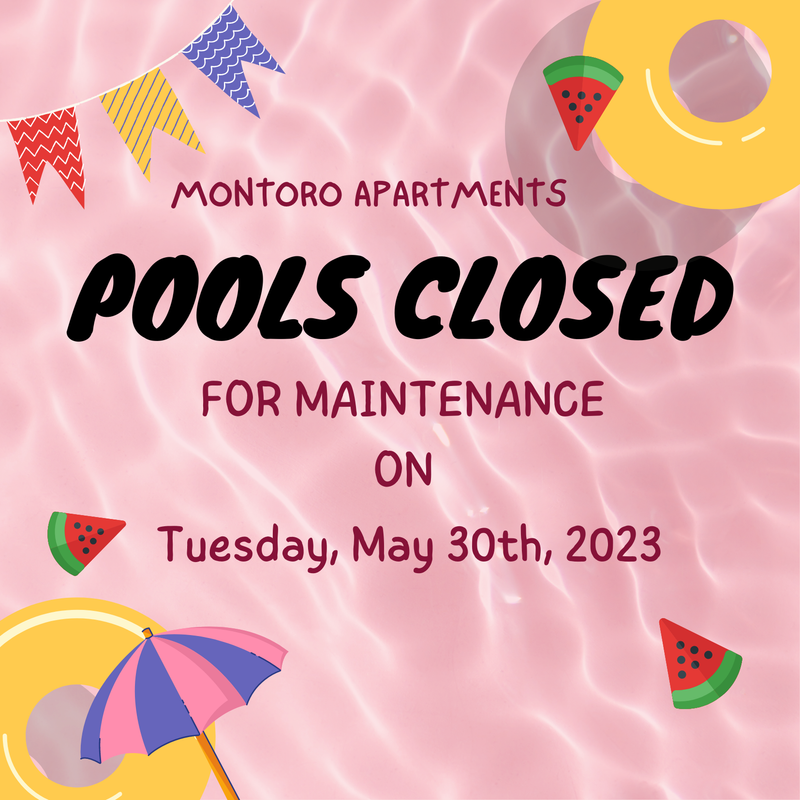 Pools Closed Sign — Postimages