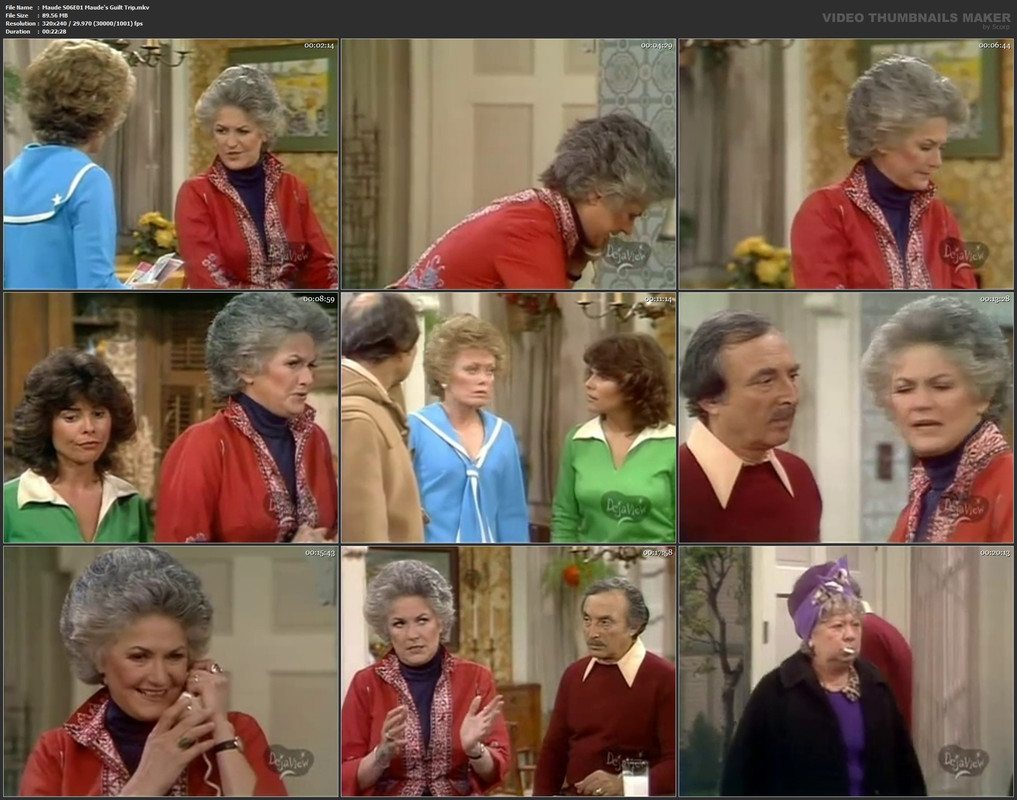 Maude S06E01 Maude's Guilt Trip.mkv