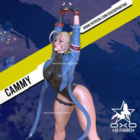 OXO3D – Cammy from Street Fighter – 3D Print Model OXO3D – Cammy from Street Fighter – 3D Print Model