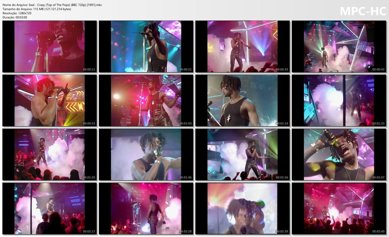 Seal - Crazy (Top of The Pops) (BBC HD 720p) [03.01.1991]