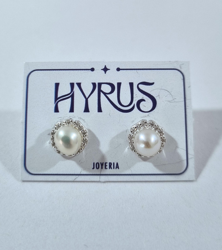 Aretes de perla #00219