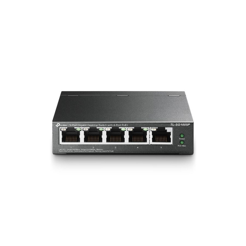 TP-Link TL-SG1005P vista frontal