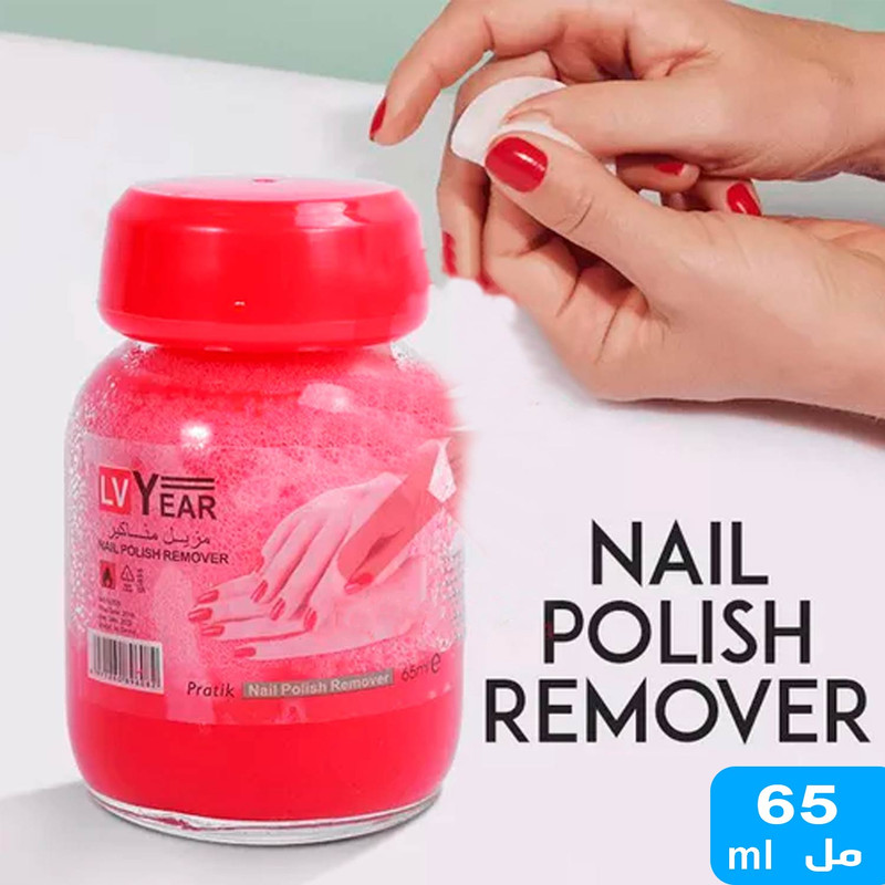 Fast-acting nail polish remover