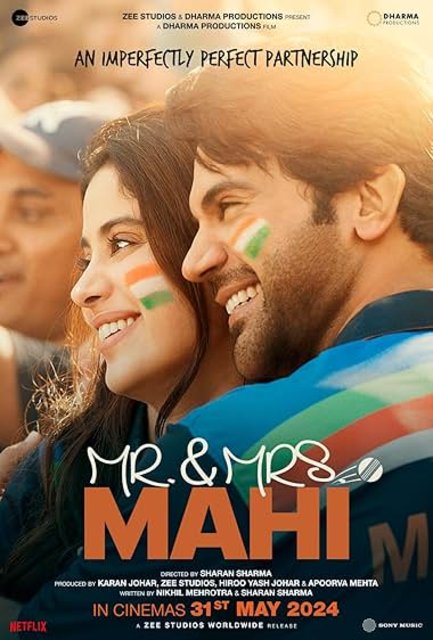 Mr. & Mrs. Mahi (2024) Hindi HDTS x264 AAC 1080p 720p 480p Download