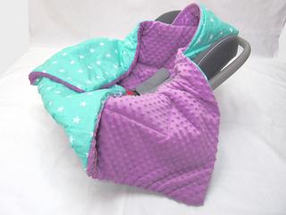 White_Stars_on_Green_with_Purple_Minky