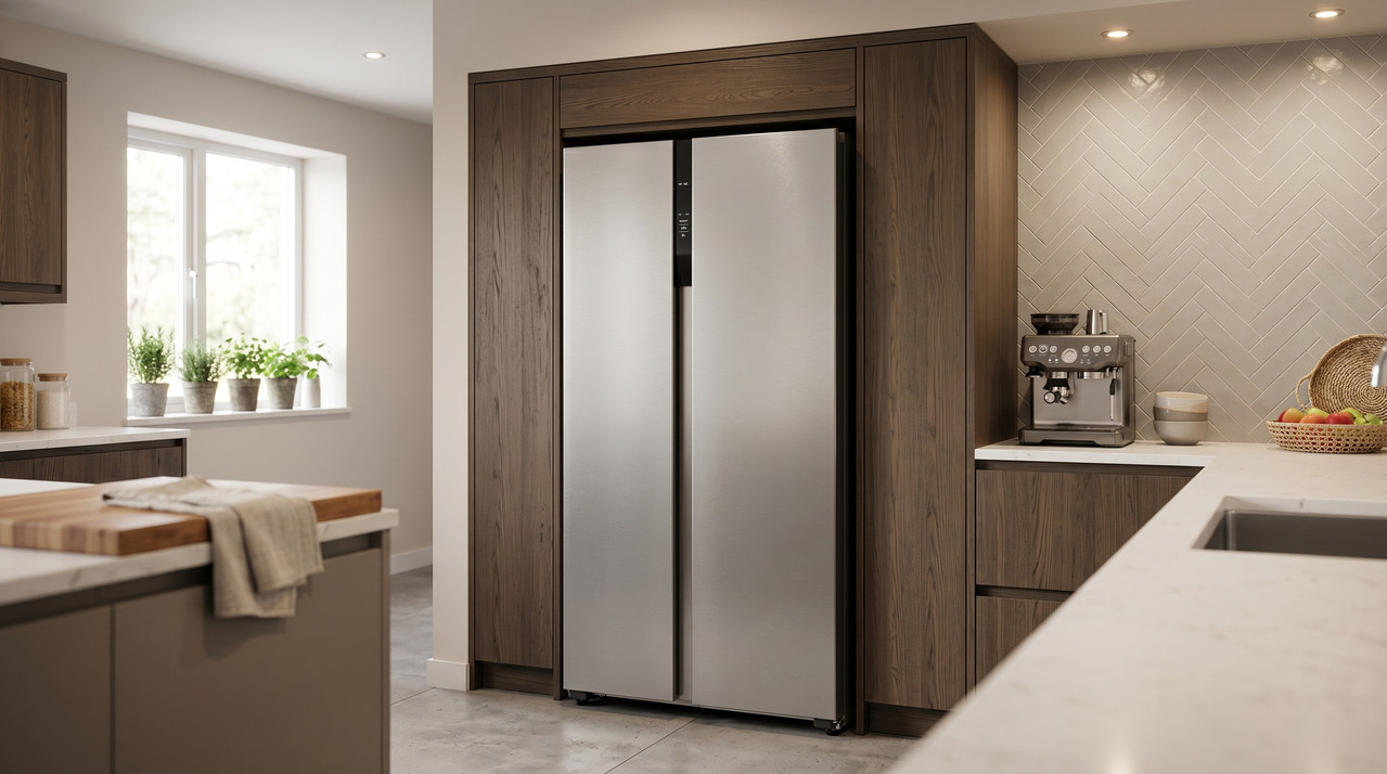 Refrigerador Side-by-Side Frigidaire de Acero Inoxidable