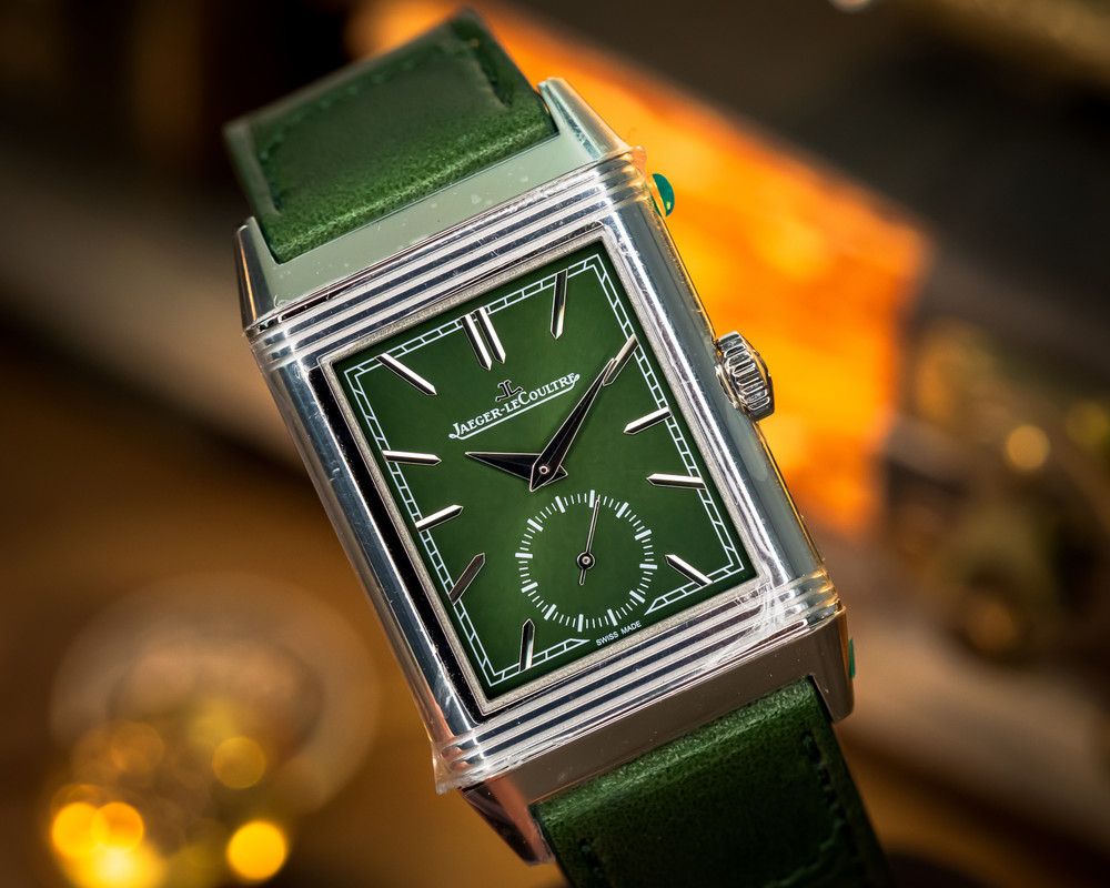 UNWORN Jaeger-LeCoultre Reverso Tribute Small Seconds Green BOX & PAPERS Q397843J