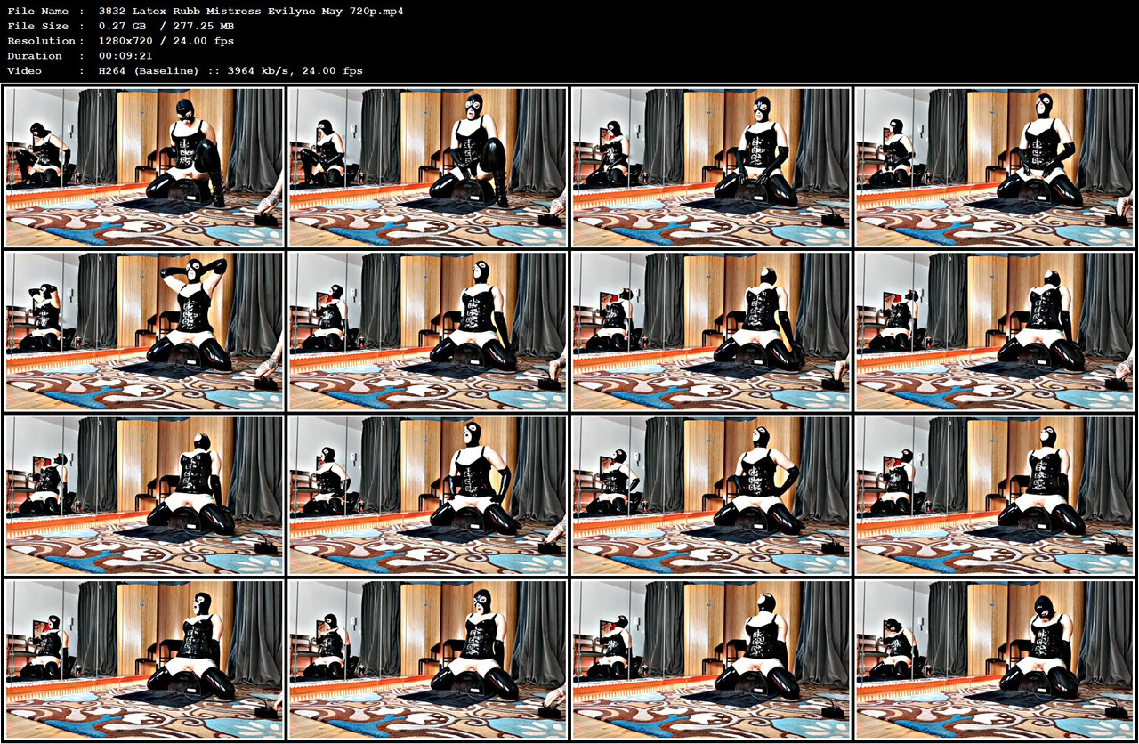 3832 Latex Rubb Mistress Evilyne May 720p mp4