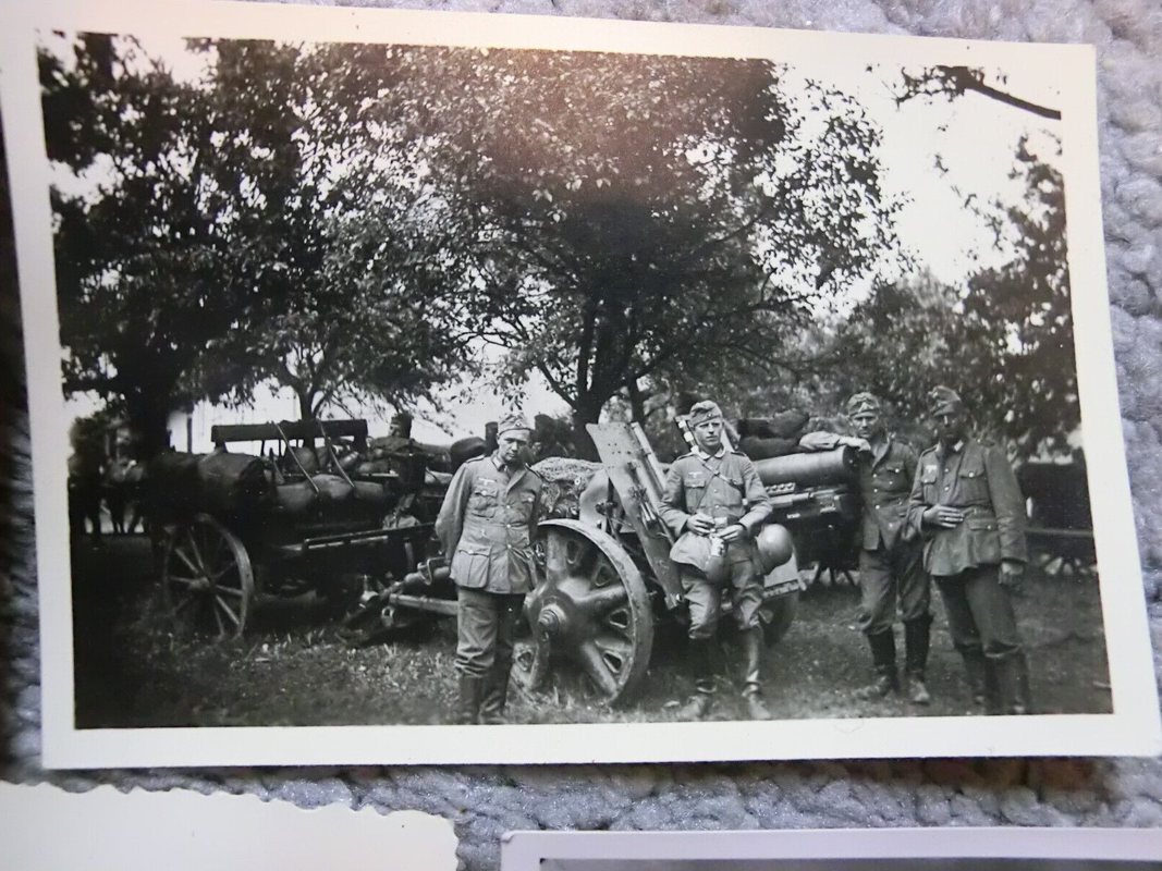 Foto Flak - Pak - Geschütze in Polen u.Rußland an der Front1