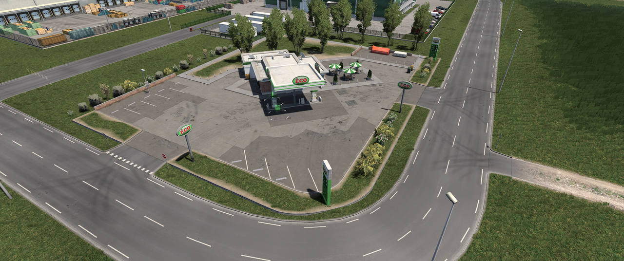 Eco Gas station (Collision zone)