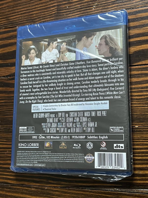 Untamed Heart [Blu-ray] (NEW) - Christian Slater, Marisa Tomei, Rosie Perez  -..