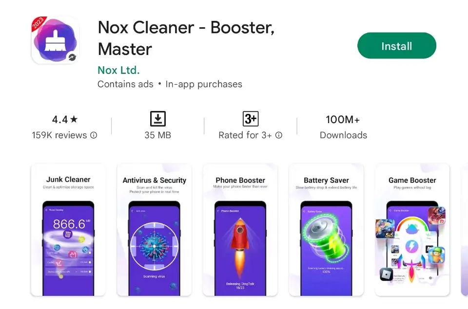 Nox cleaner