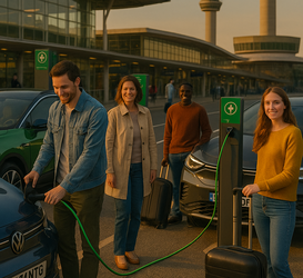 Placeholder image for blog post 4 - an electric car charging