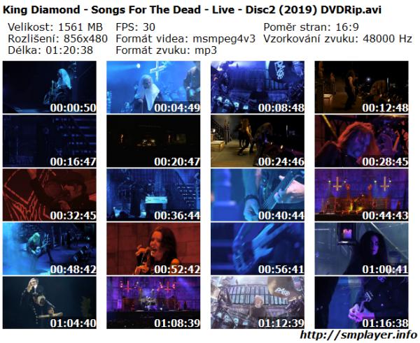 King Diamond - Songs For The Dead - Live (2019)