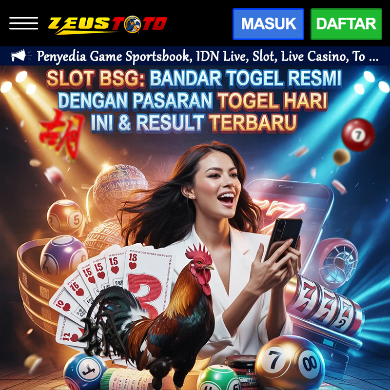 SLOT BSG: Bandar Togel Resmi dengan Pasaran Togel Hari Ini & Result Terbaru image 1