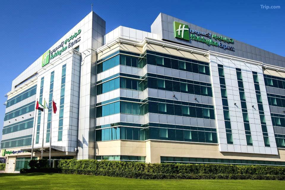 exterior of Holiday Inn Express Dubai International Airport hotel