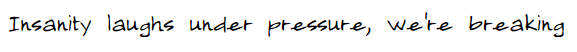Griffy font