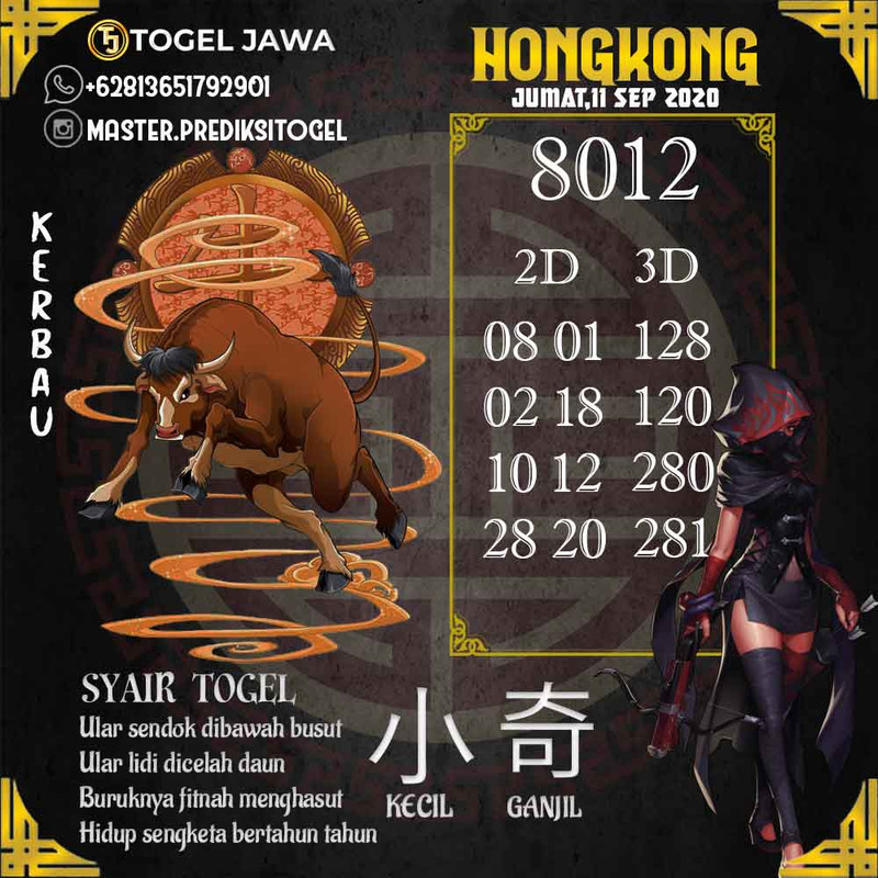 Prediksi Hongkong Tanggal 2020-09-11