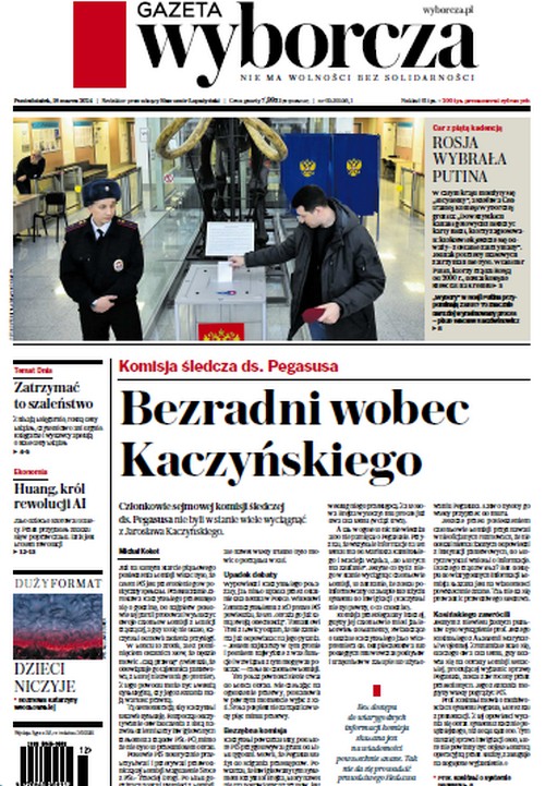 Gazeta Wyborcza 18.03.2024