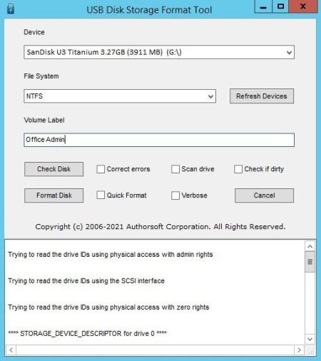 USB Disk Storage Format Tool 6.1