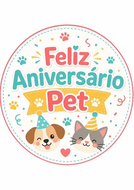 Exemplo de kit pet imprimível