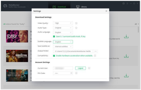 NoteBurner Netflix Video Downloader 1.8.0.667 Multilingual