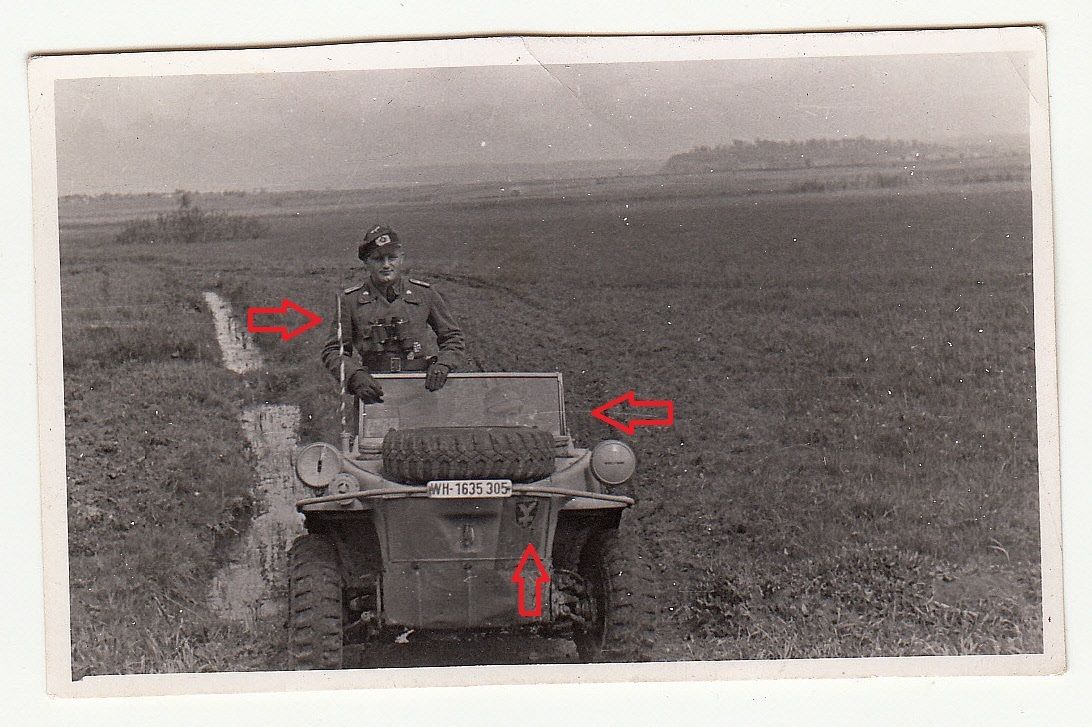 Orig. Foto VW Kübelwagen Volkswagen Typ 166 Schw