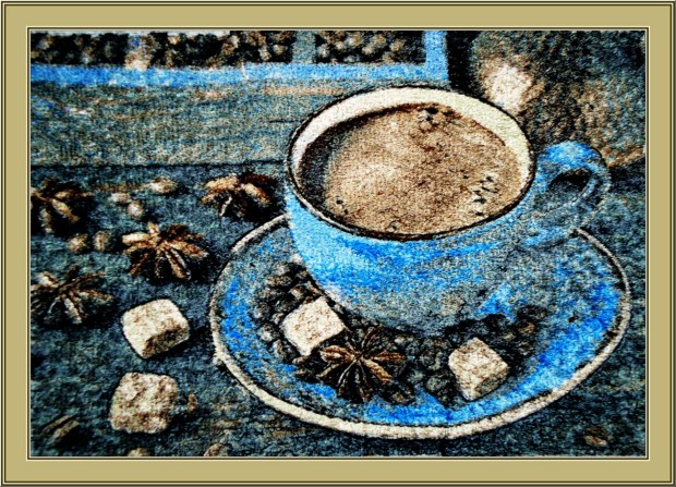 картина с ароматом кофе(30х45)