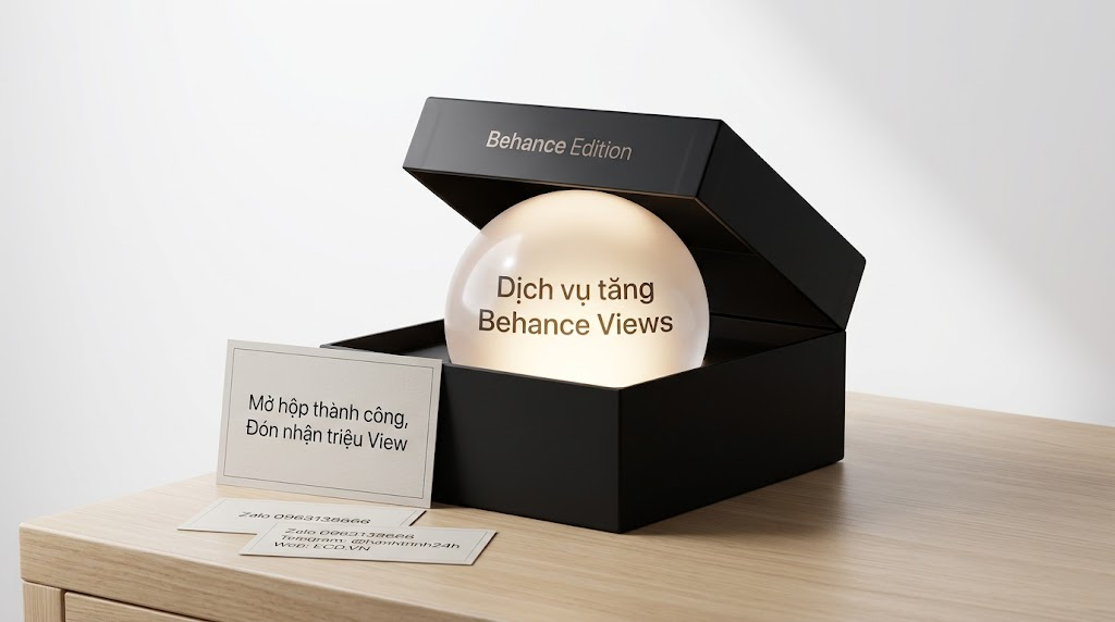 tăng behance views cao cấp tăng impression