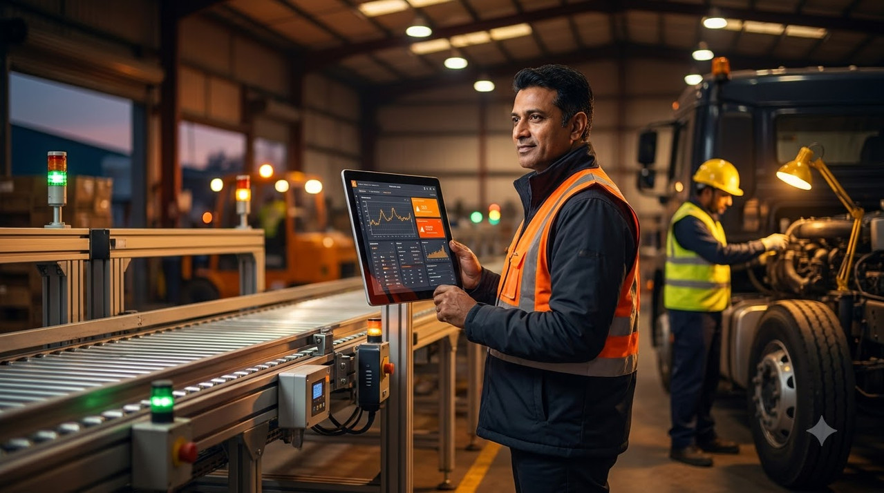 Don't Just Fix It. Predict It How AI-Based Maintenance is Changing Indian Logistics