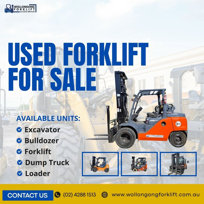 Reliable Used Forklift for Sale in Wollongong Today