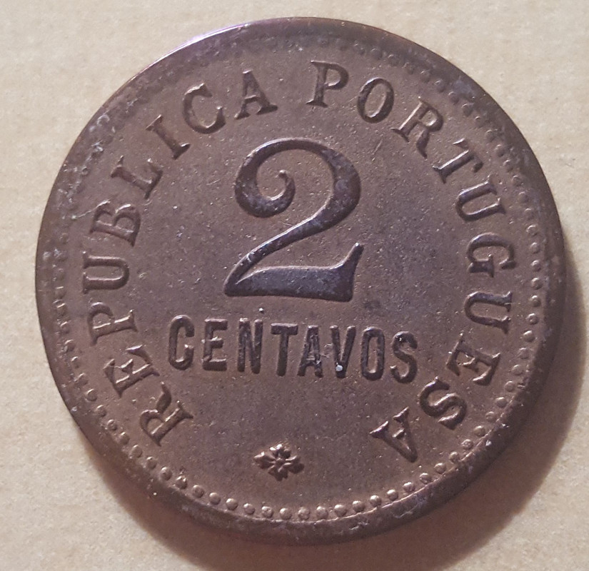 Angola. 2 centavos de 1921. 20200827-135117