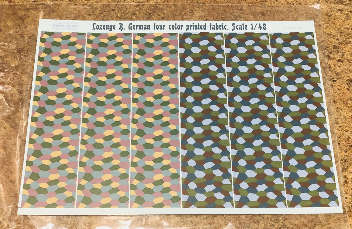 Lozenge decals for DVII and DVIII