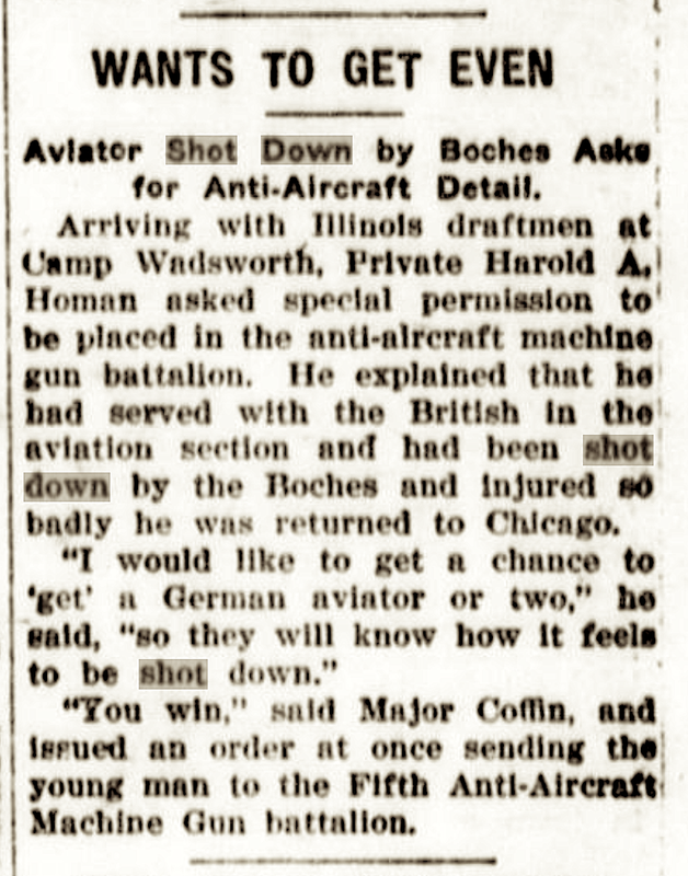 11-16(18)-1918, Wants to Get Even, Evening Current