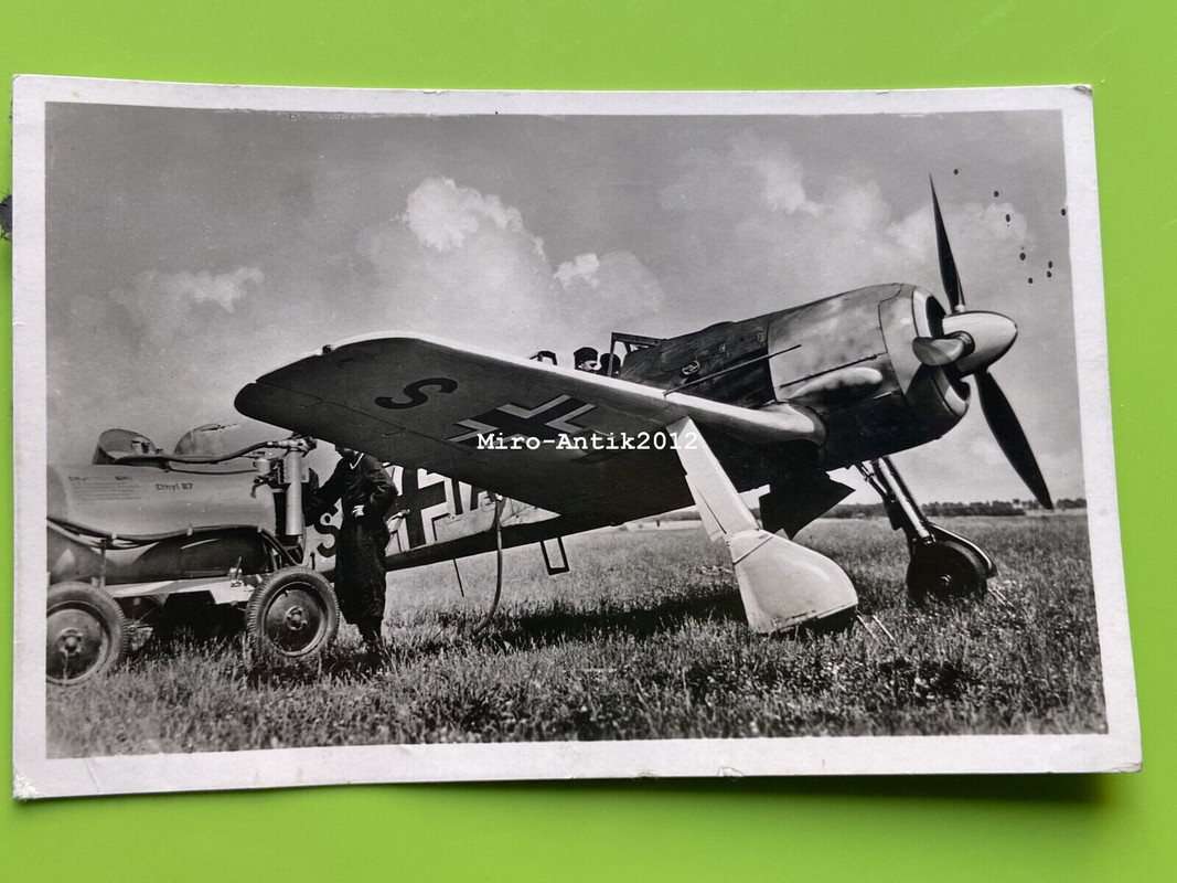 Foto, Wk2, Ak, Focke Wulf FW 190, Feldpost Nürnberg 1942 (N)50721