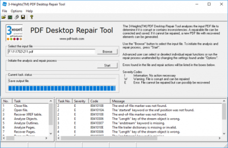 3-Heights PDF Desktop Repair Tool 6.18.0.3