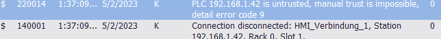 No connection to PLC after WinCC Panel Images V17 upd6 No connection to PLC after WinCC Panel Images V17 upd6