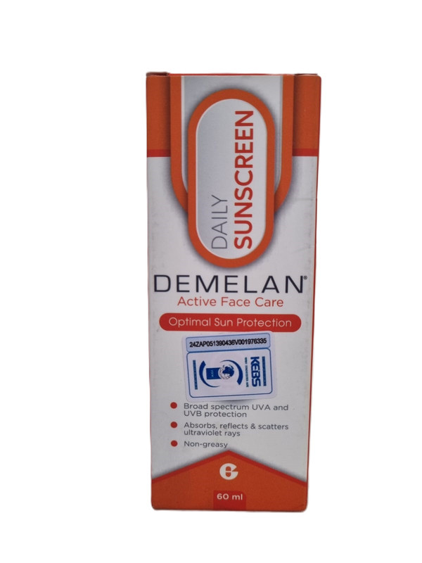 Demelan Active Daily Sunscreen 60Ml