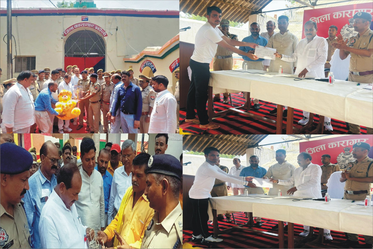 स्किल्ड इंडिया सोसाइटी द्वारा प्रशिक्षण प्राप्त बंदियों के प्रमाणपत्र पाकर खिले चेहरे  